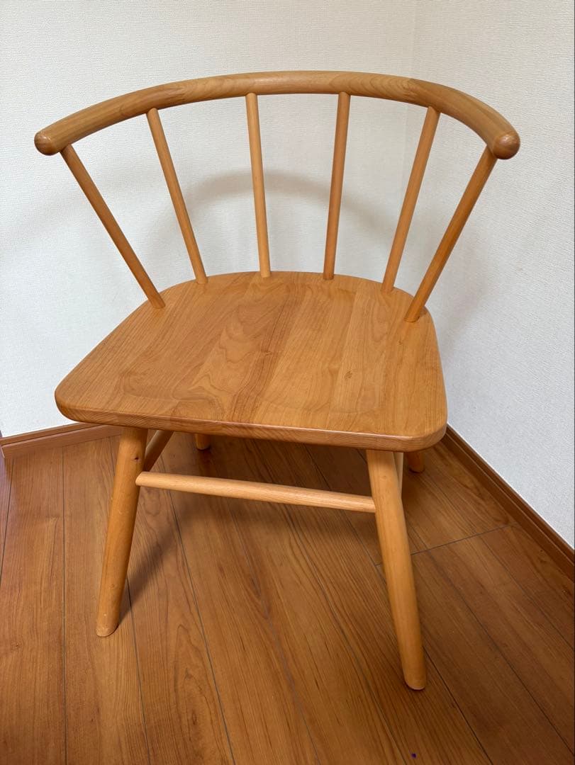 【wawawa】モモナチュラルダイニングチェア二脚