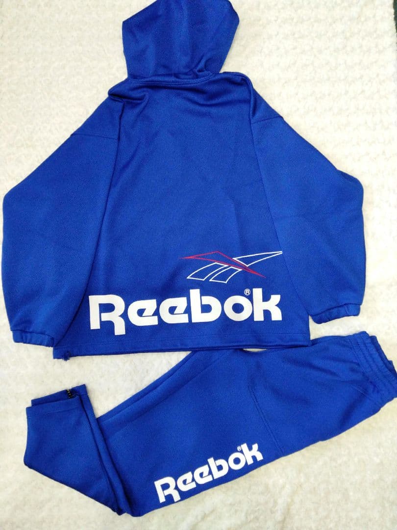 90s Reebok リーボック ジャージ セットアップ ブルー Ｌ