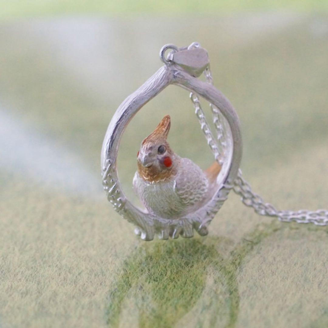 オカメインコ ペンダント ネックレス naturama 新品未使用