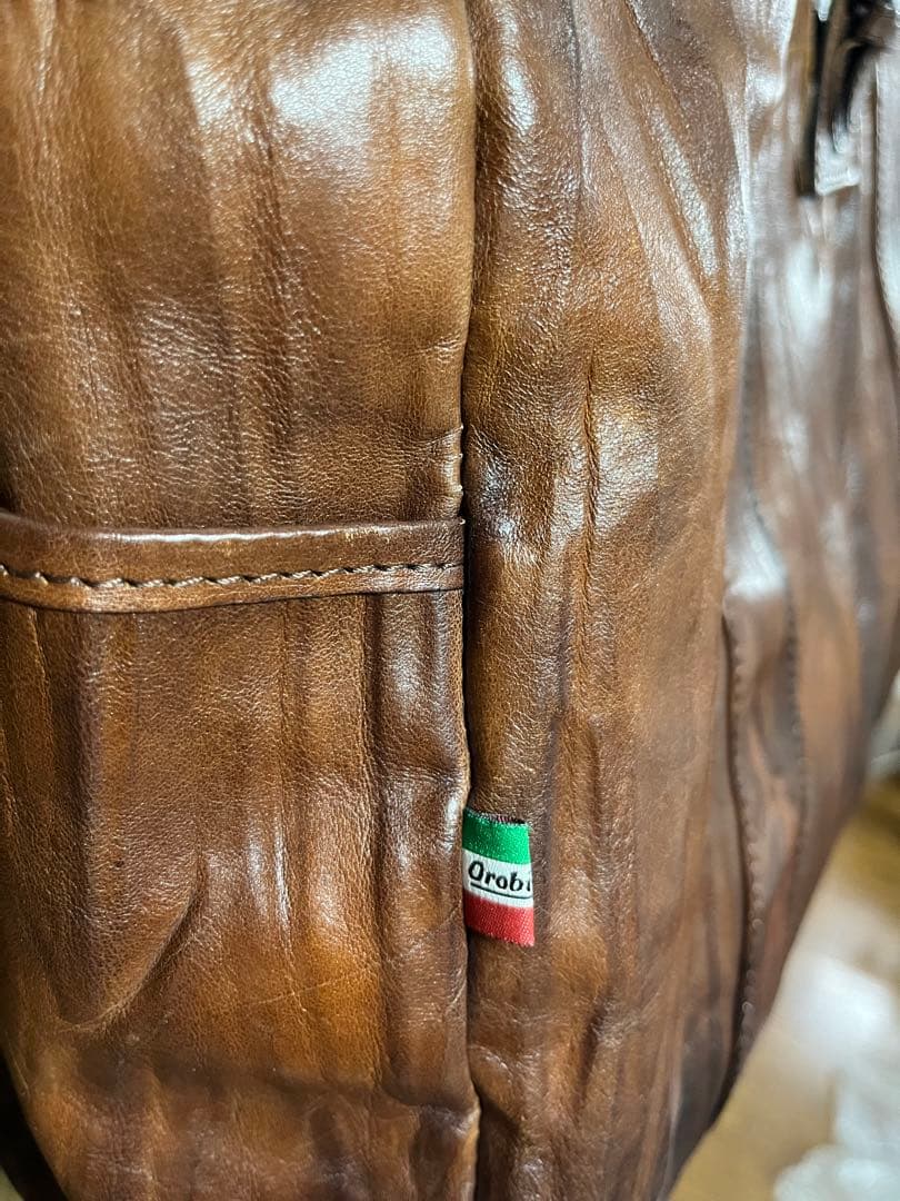 最上級モデル　オロビアンコ／本革トートバック／MADE IN ITALY 値下げ
