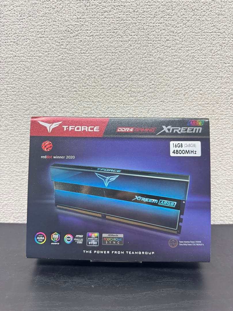新品 DDR4 GAMING XTREEM ARGB 16GB 4800Mhz