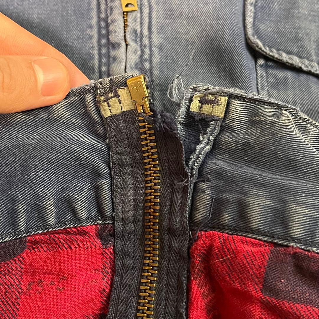 F*E様 50s 襤褸 ワークジャケット USA製 ヴィンテージ 茄子紺 鬼フェ