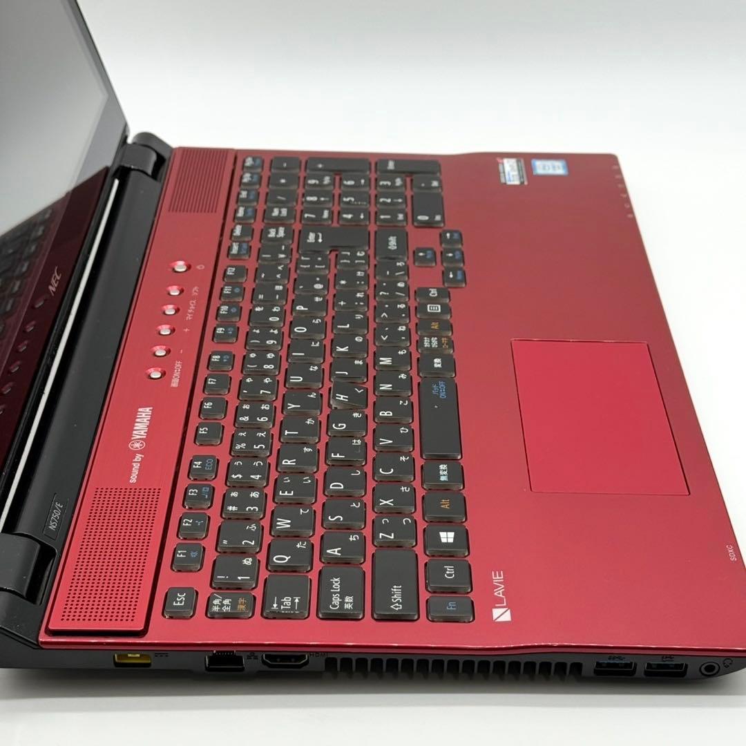 美品 ノートパソコン NEC i7-6500U 4GB HDD1000GB