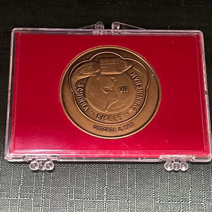 アポロ7号　アポロ初有人飛行　記念メダル　1968年