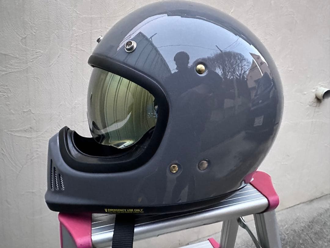 ば*な様 SHOEI EXーZERO Mサイズ　バサルトグレー　中古　おまけ付き