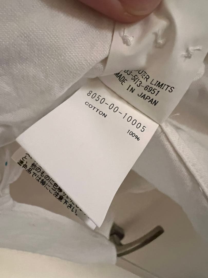 Nigel Cabourn ブリティッシュオフィサーズシャツタイプ2ホワイト50