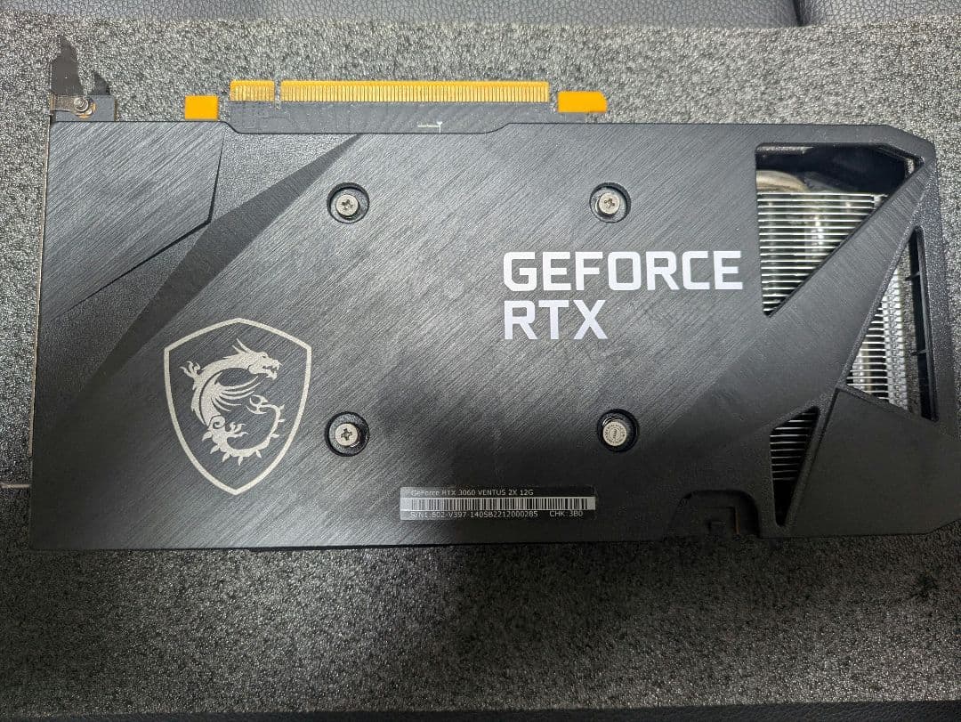 MSI GEFORCE RTX3060 12GB グラフィックボード