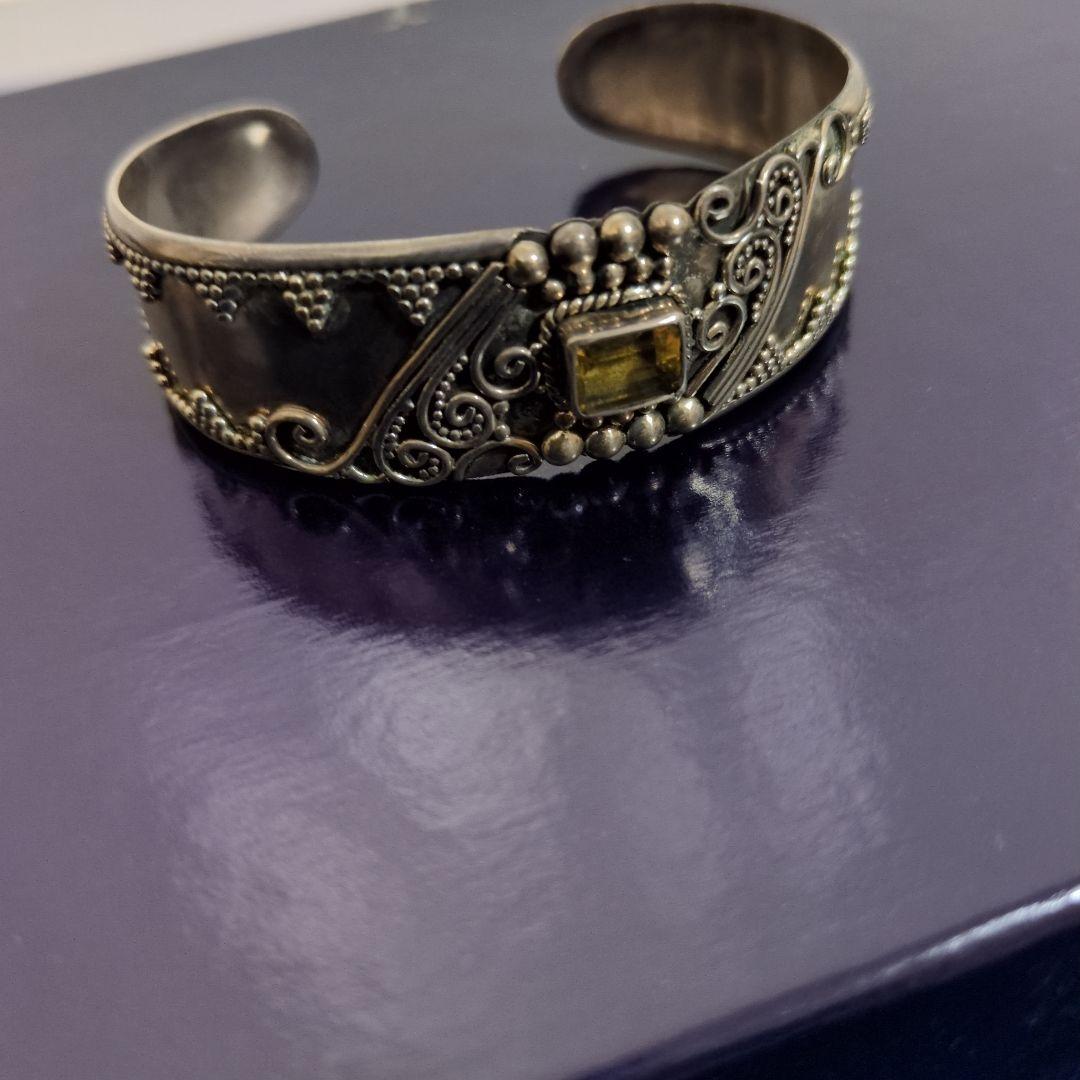 SUARTI シルバー925 カフバングル ブレスレット