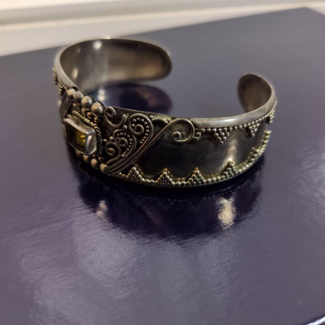 SUARTI シルバー925 カフバングル ブレスレット