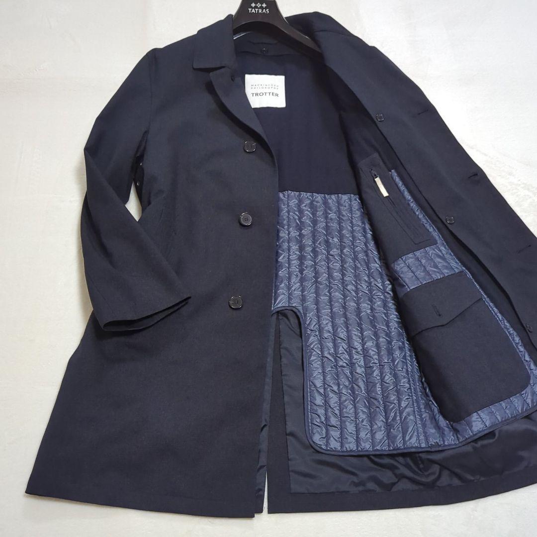 未使用級 42 マッキントッシュ トロッター プリマロフト ライナー コート 紺