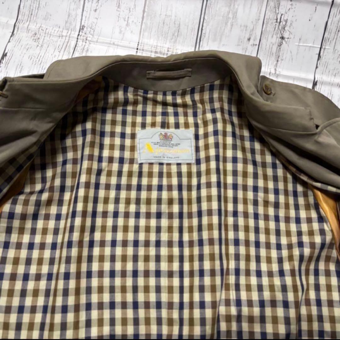 c*2様 Aquascutum アクアスキュータ厶 AQUA5 トレンチコート