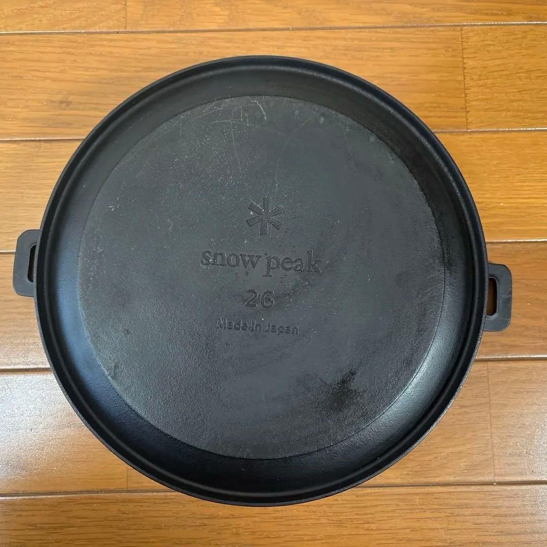スノーピーク 和鉄ダッチオーブン 26cm ラフターPro 収納ケース付き