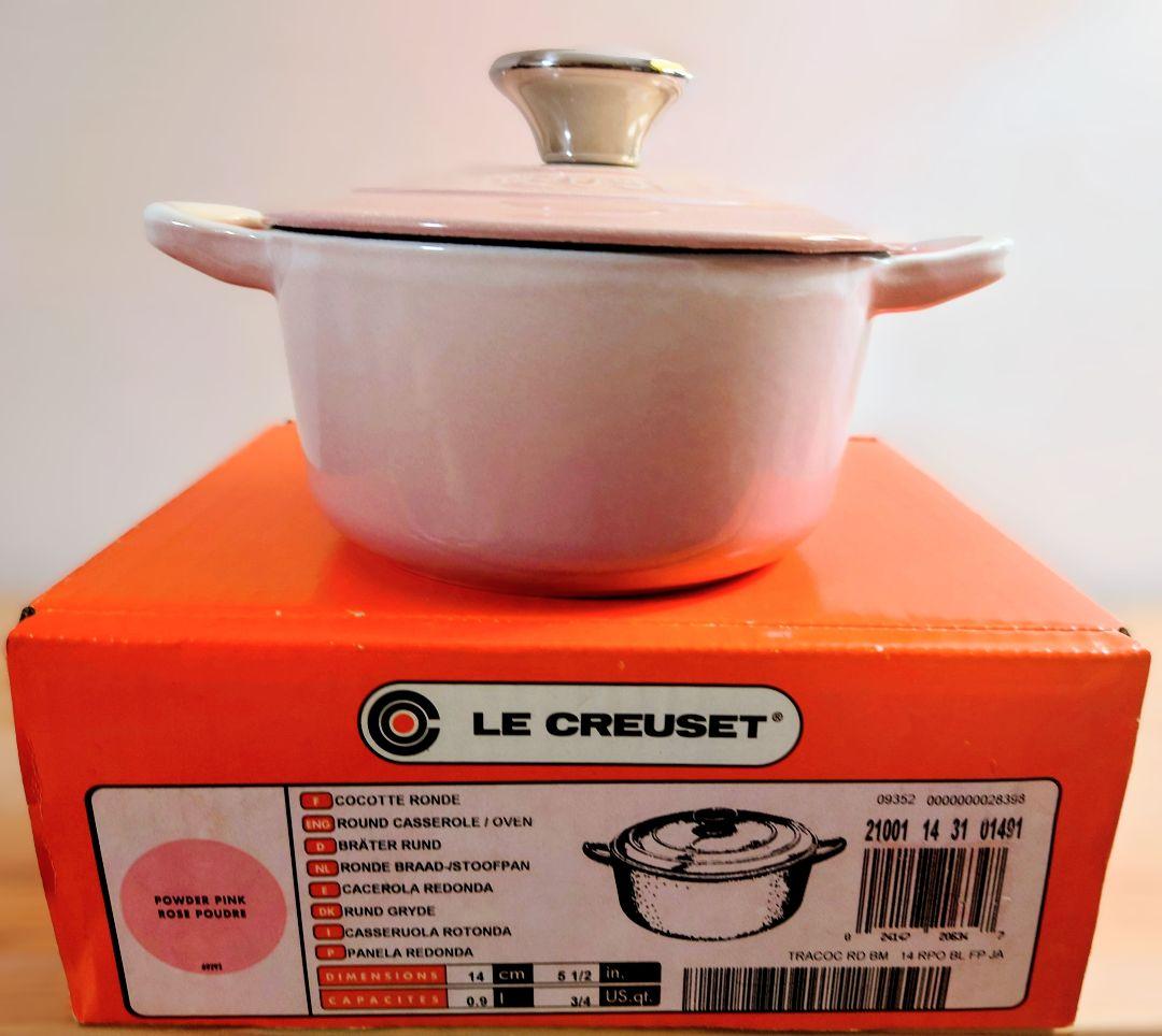 ま*み様 【新品/送料無料】LE CREUSET ココット　パウダーピンク 14