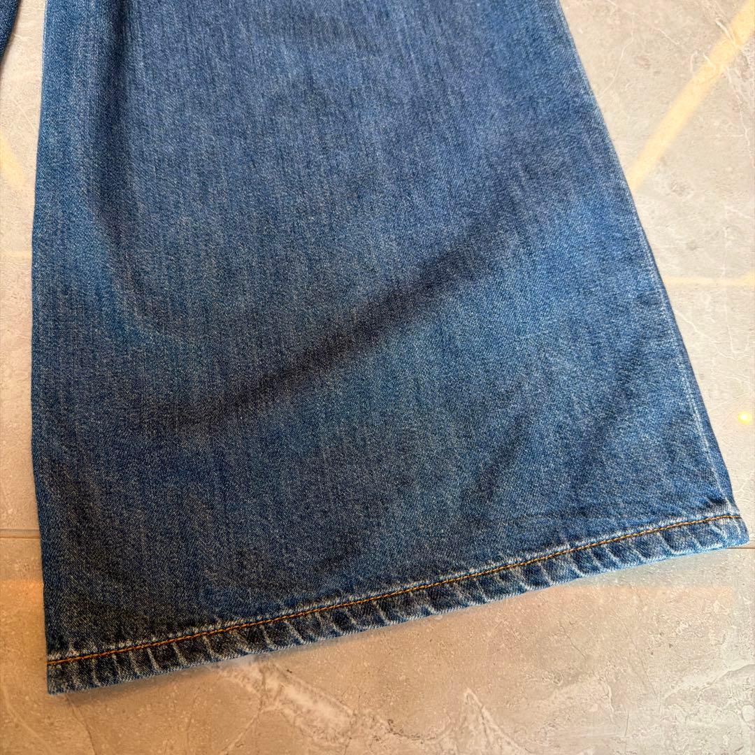 CHANEL デニムパンツ　ワイド　　36