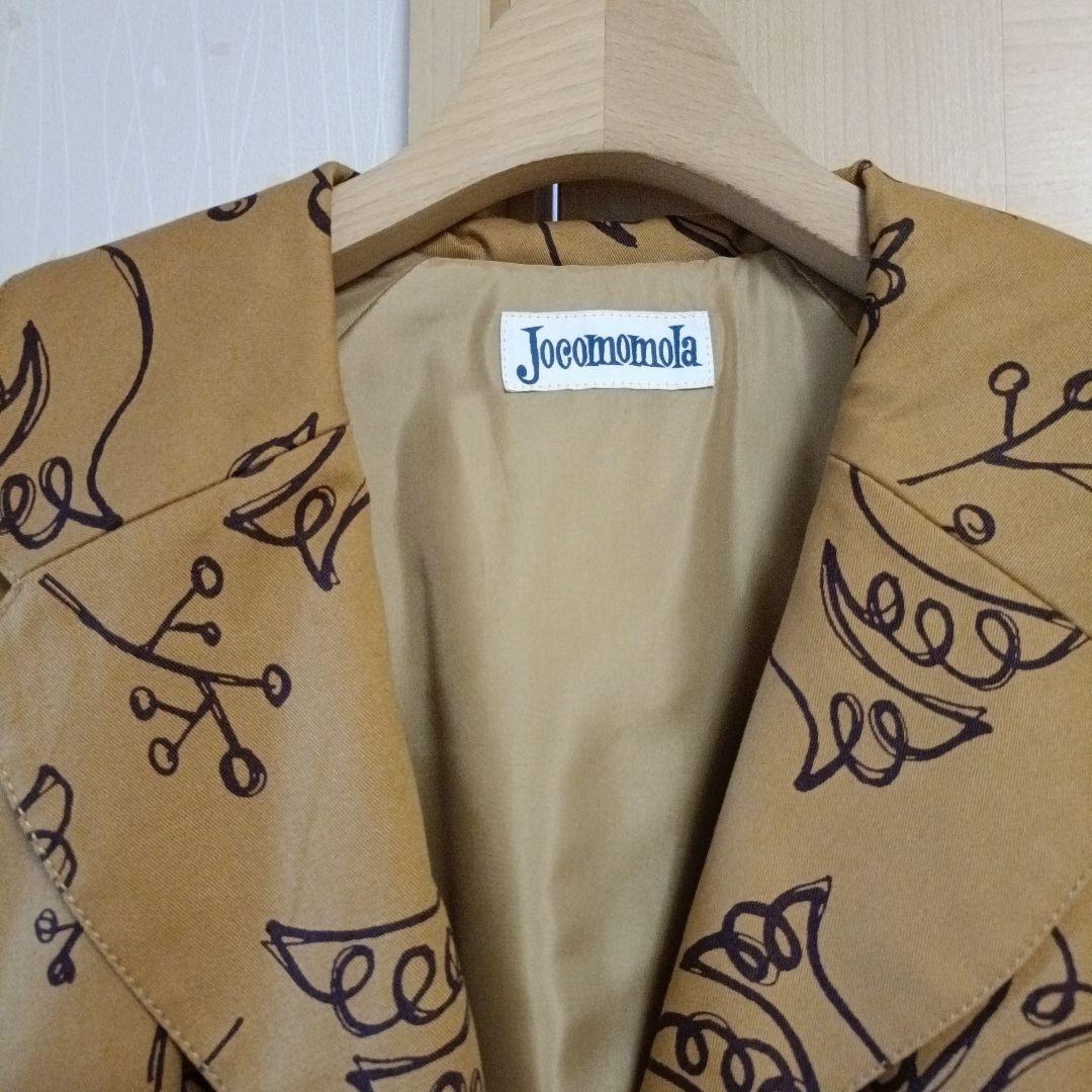 Jocomomola 鳥柄ロングコート