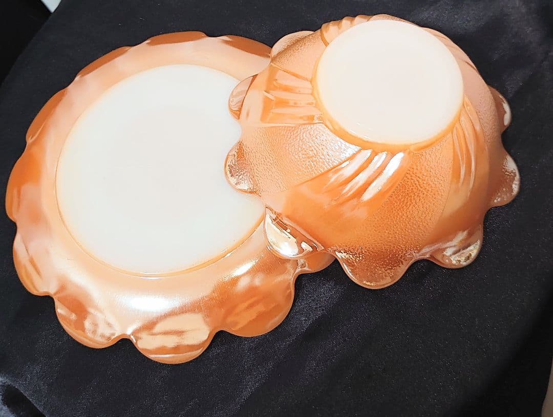 ファイヤーキング ピーチラスター パーティデザートボウル&プレート 4つ