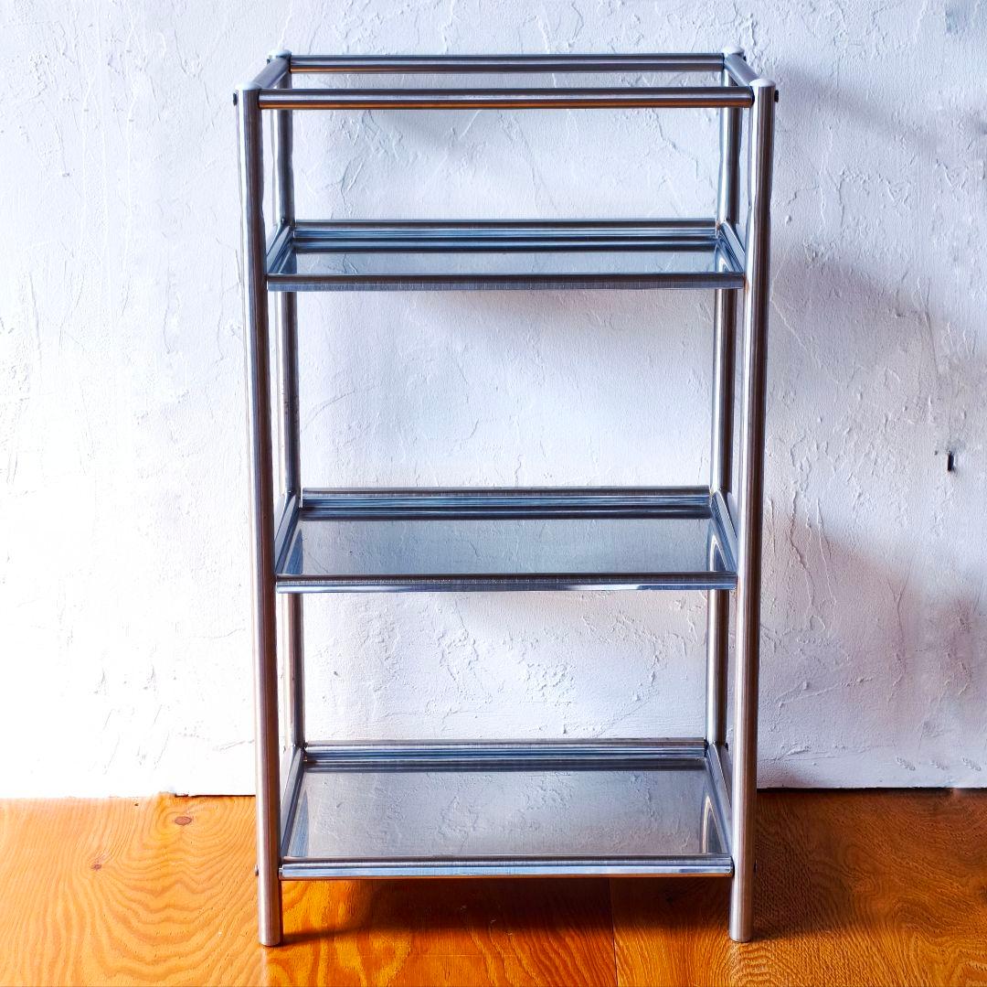 OLD IKEA　ステンレス　シェルフ　ラック　ワゴン　4WAY　オールドイケア