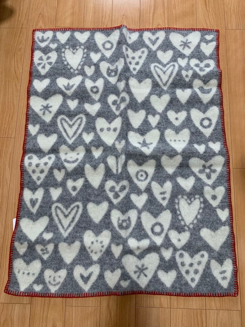 ブランケット　新品未使用　ハート　クリッパン