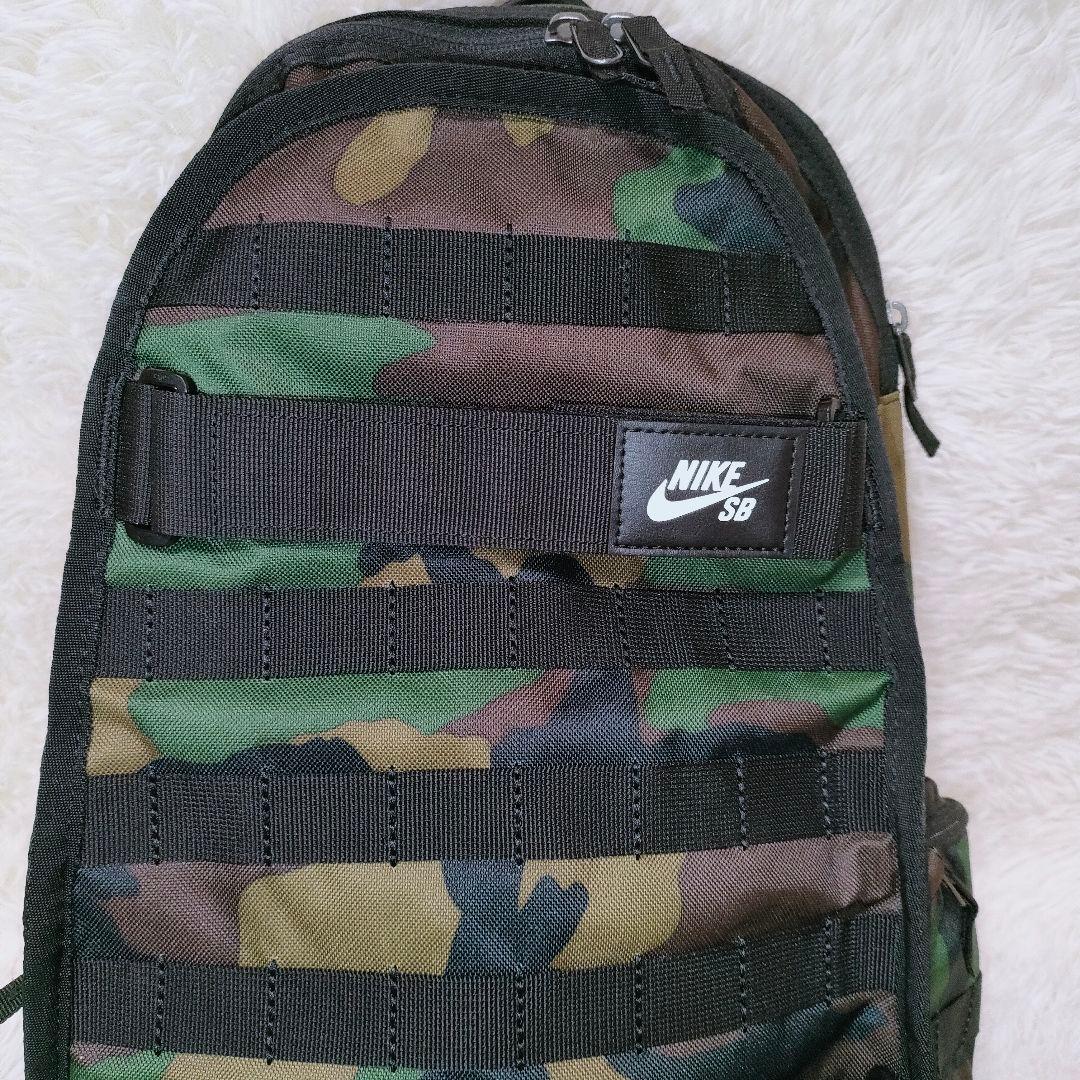 未使用品✨希少　NIKE SB ナイキ　スケボーリュック　迷彩　リュック　大容量