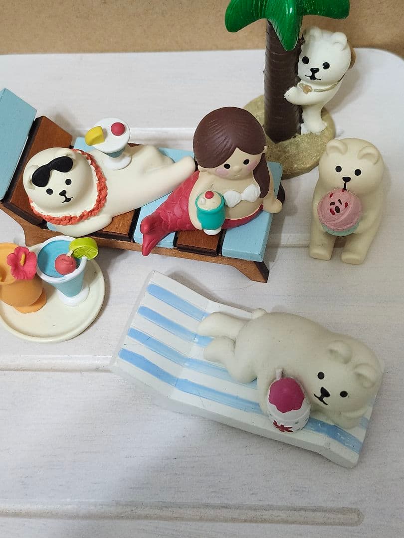 タモッチャン　コンコンブル　白くま　人魚　トロピカルジュースなど8点セット