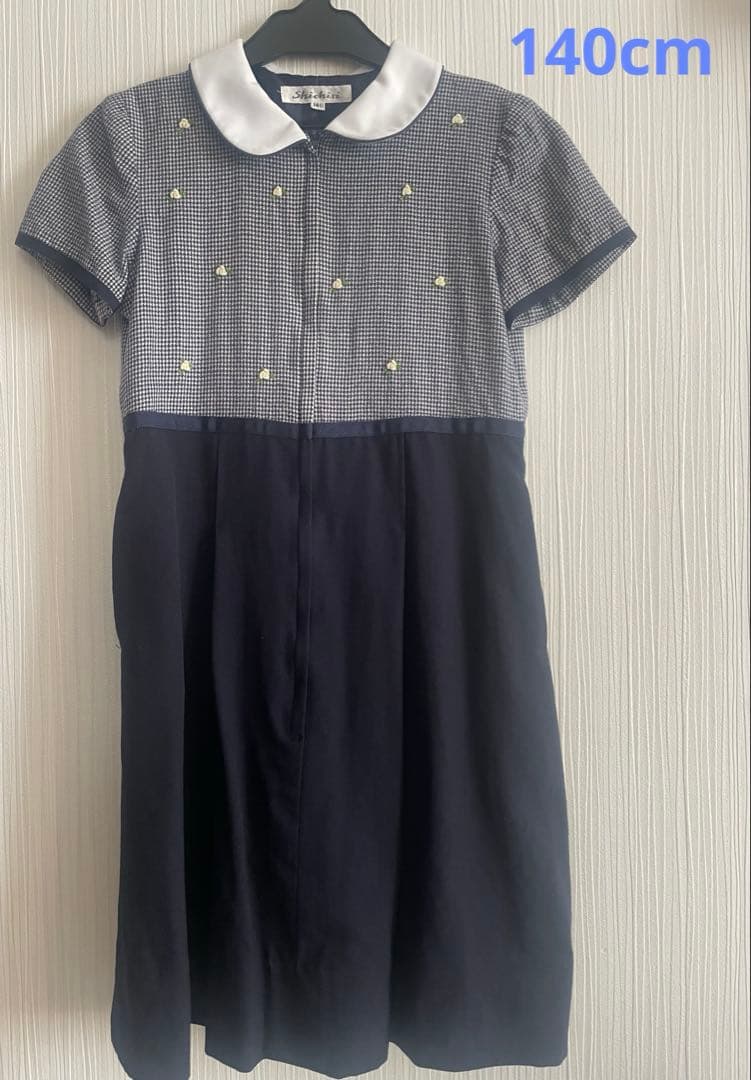 【お値下げ】荻窪　七里　前開き　ワンピース　140