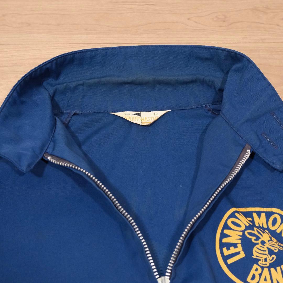 ダ*ー様 80s スウィングトップ ジャケット 両面プリント ネイビー Mサイズ