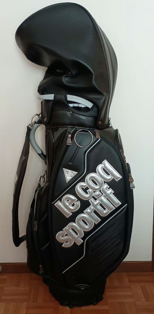 le coq sportif ゴルフバッグ ブラック　クラブプロテクター付