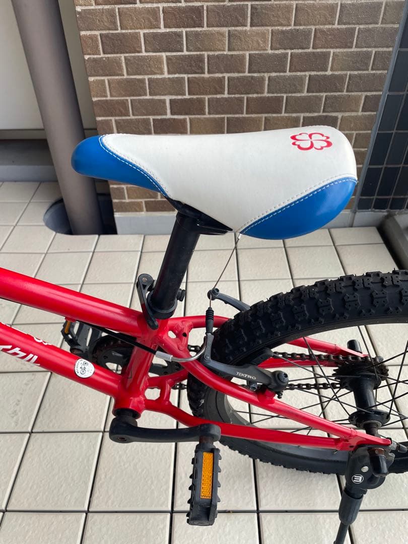 YOTSUBA CYCLE 20インチ キッズバイク 赤青 神戸市でお渡し