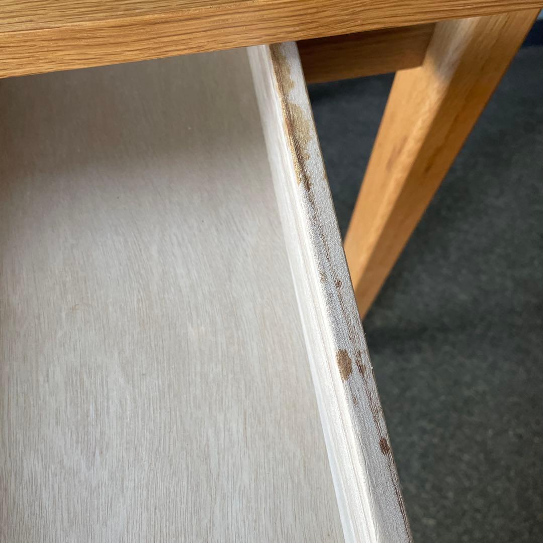 無印良品　デスク　タモ材　机のみ