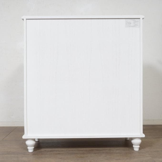 わすれなぐさ　白家具　ヨーロピアン調　チェスト　5段7杯　幅80ｃｍ