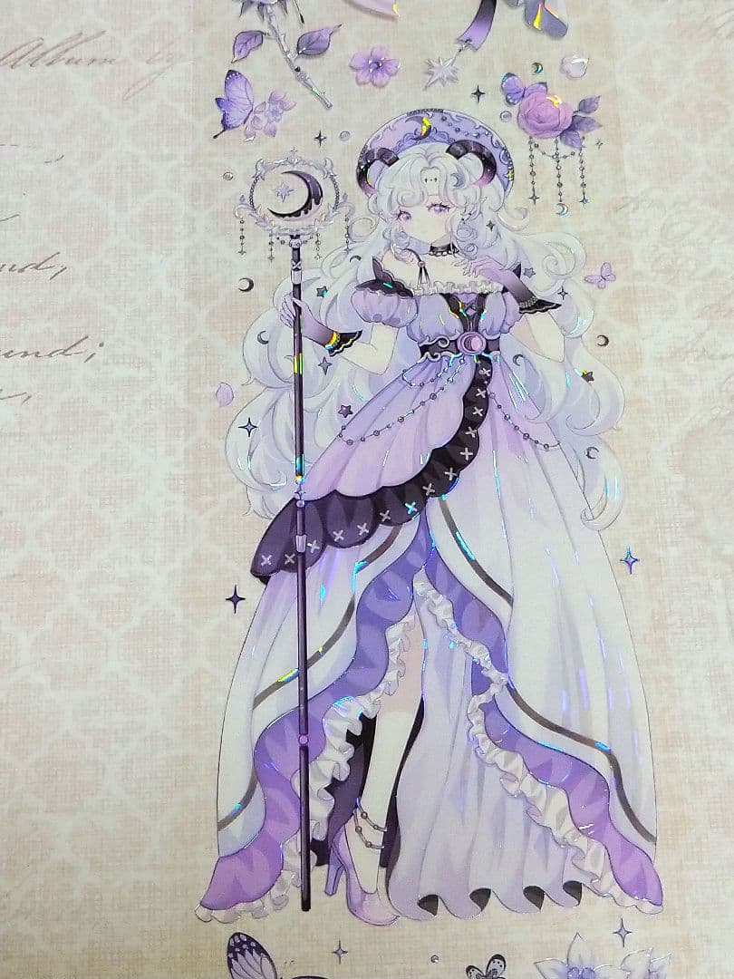 J1114＃星域魔女(贝壳光)studiovi切り売り海外人物マステ女の子