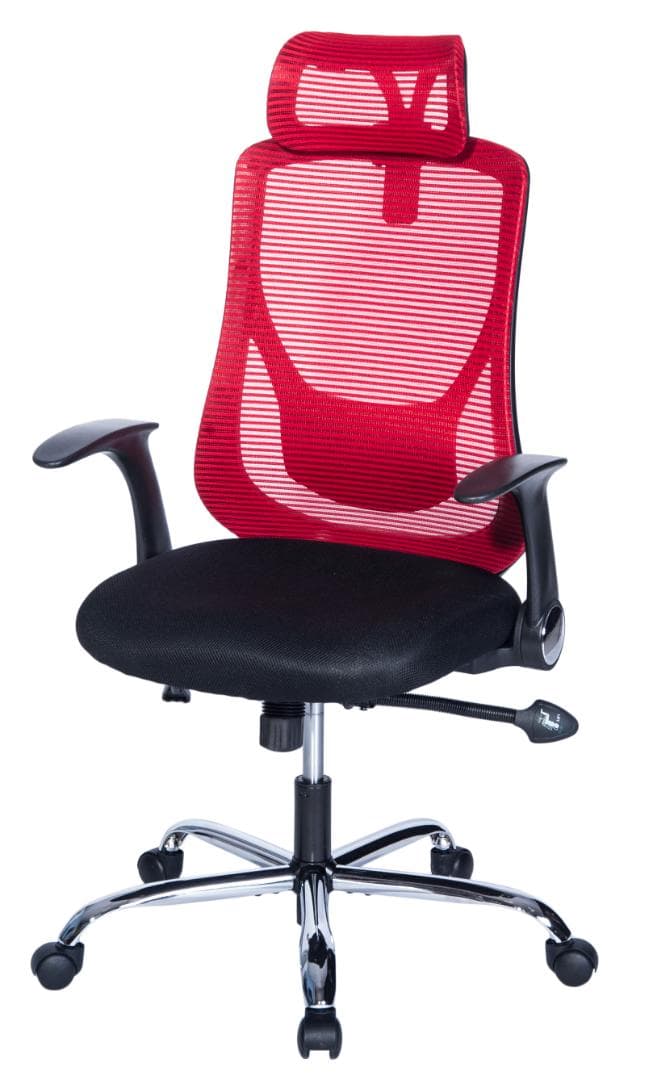 【新品】人気オリジナル設計 メッシュハイバックオフィスチェア ロッキング