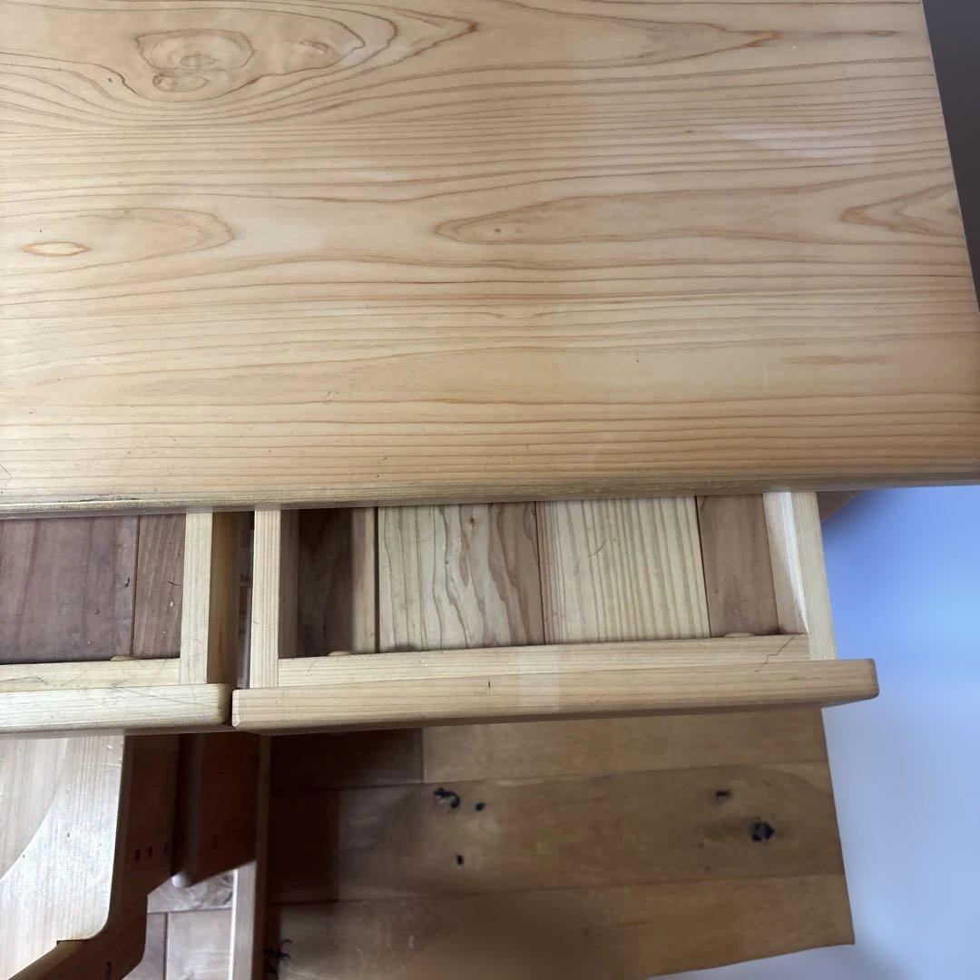 キシル 学習机 無垢材 フルセット 椅子付き