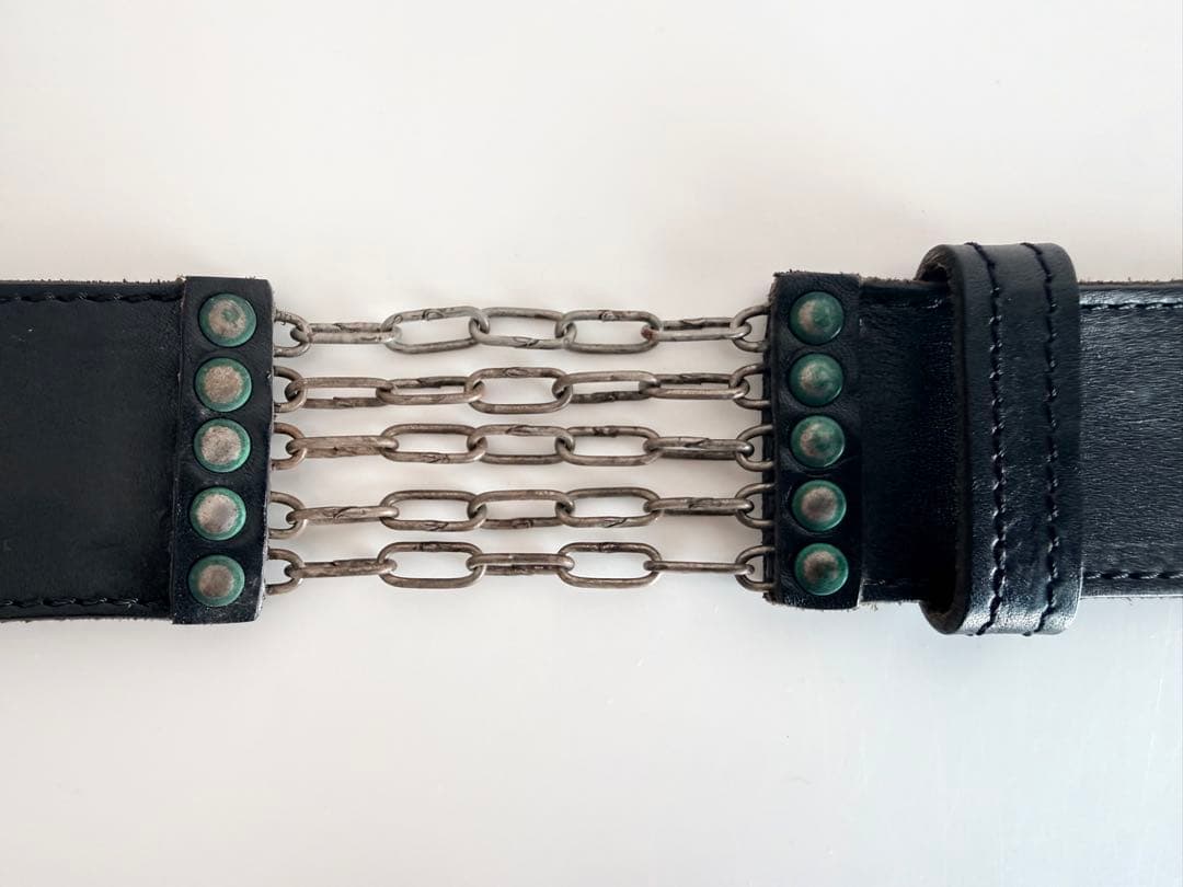 Maison Martin Margiela 11 チェーン付きレザーベルト