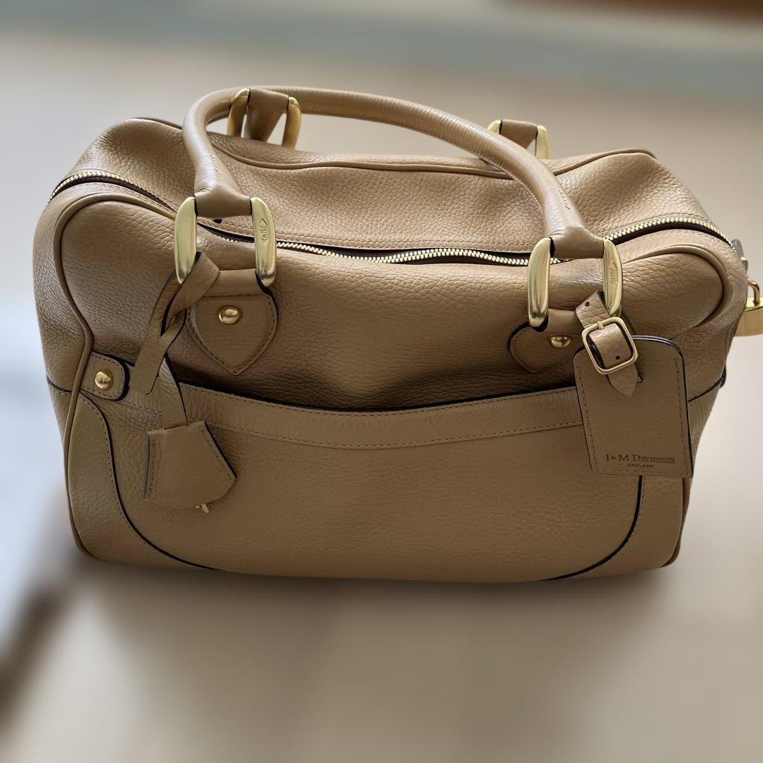 J&M DAVIDSON MIA ミア 上質レザー ボストンバッグ 定価26万円