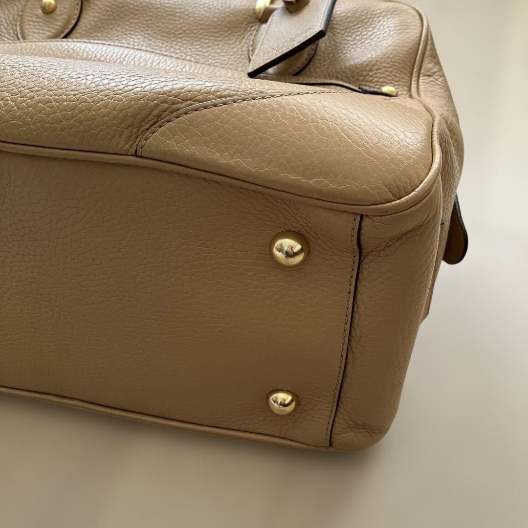 J&M DAVIDSON MIA ミア 上質レザー ボストンバッグ 定価26万円