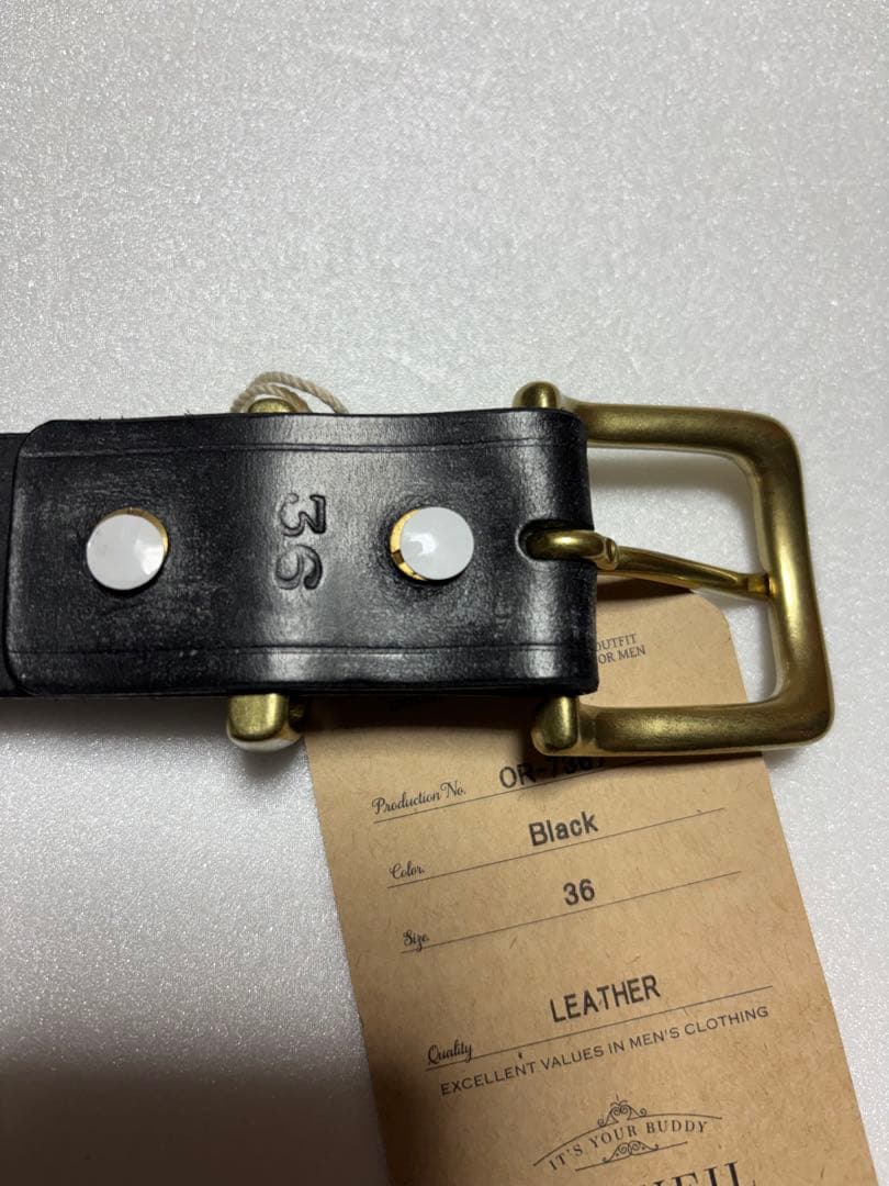 グリッター　orgueil オルゲイユ　ベルト　サイズ36インチ