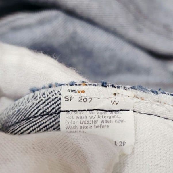 米国製 70s〜80s Levi’s 784 ベルボトム scovill 裏35