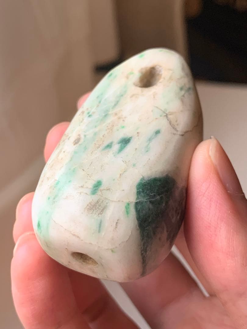 古墳期　出土　糸魚川翡翠製石笛　縄文時代　石器　翡翠勾玉　土器　根付　埴輪