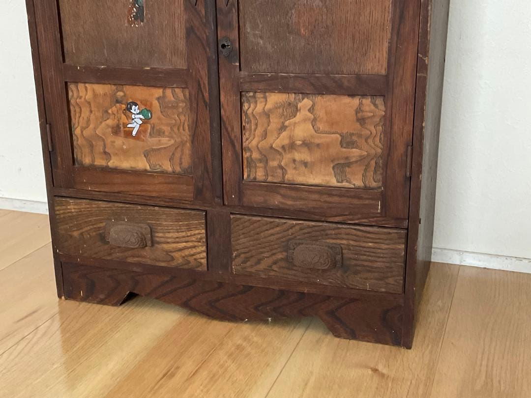 アンティーク家具　うさぎの本箱　収納　昭和レトロ　古道具