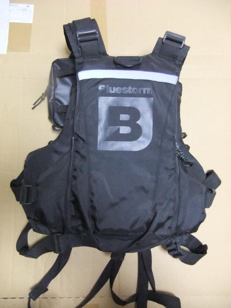 ブルーストーム ライフジャケット ブラック Free レバンテ L2-BSJ41