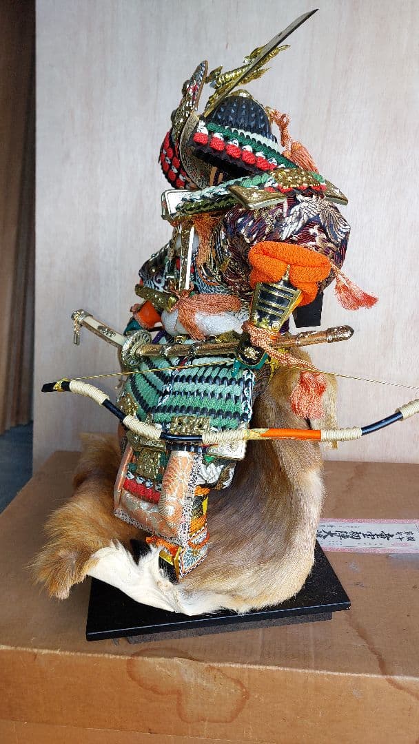 秀月　五月人形 武士の鎧姿 約60cm