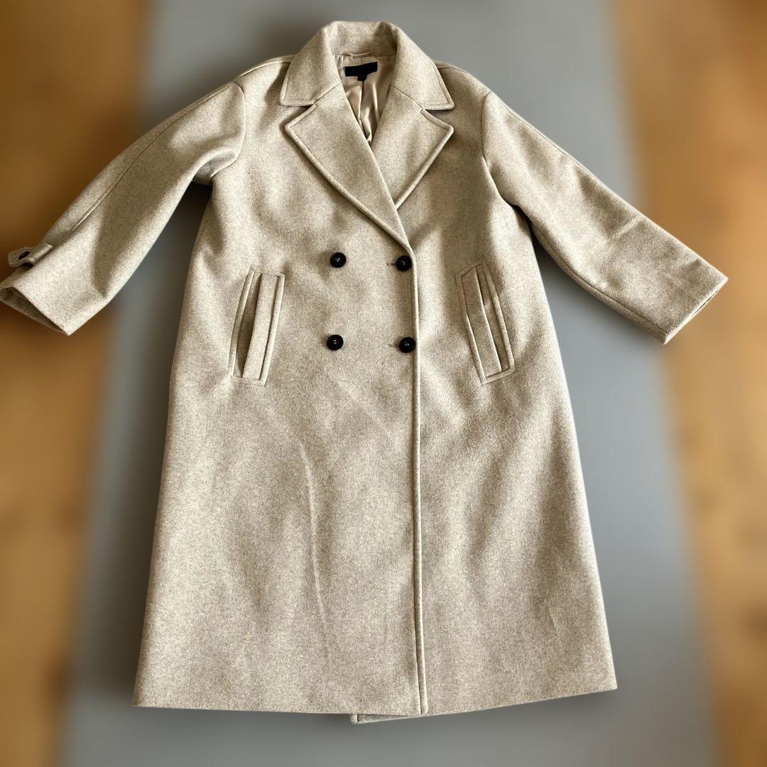 ZARA ソフトオーバーサイズコート　ベージュ　L