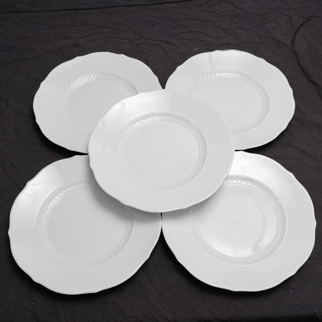 【希少品・5枚セット】リチャードジノリ ミュージオホワイト 約26cm 皿