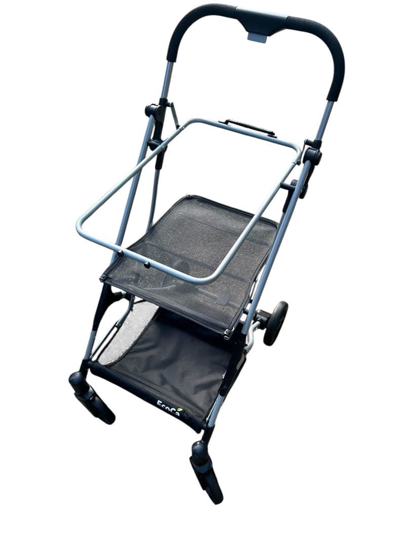 EcoCa エコカ ショッピングカート 本体 折り畳み式 ブラック