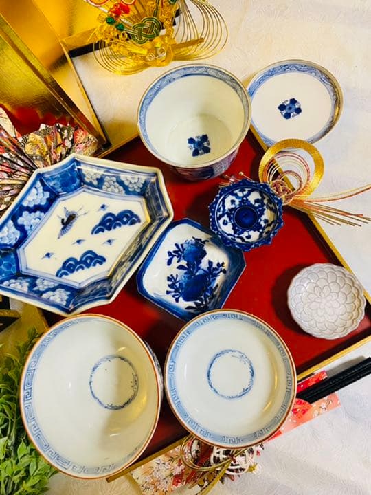 A 8 高級膳　古伊万里膳 1名様　6点　お正月の準備に☆