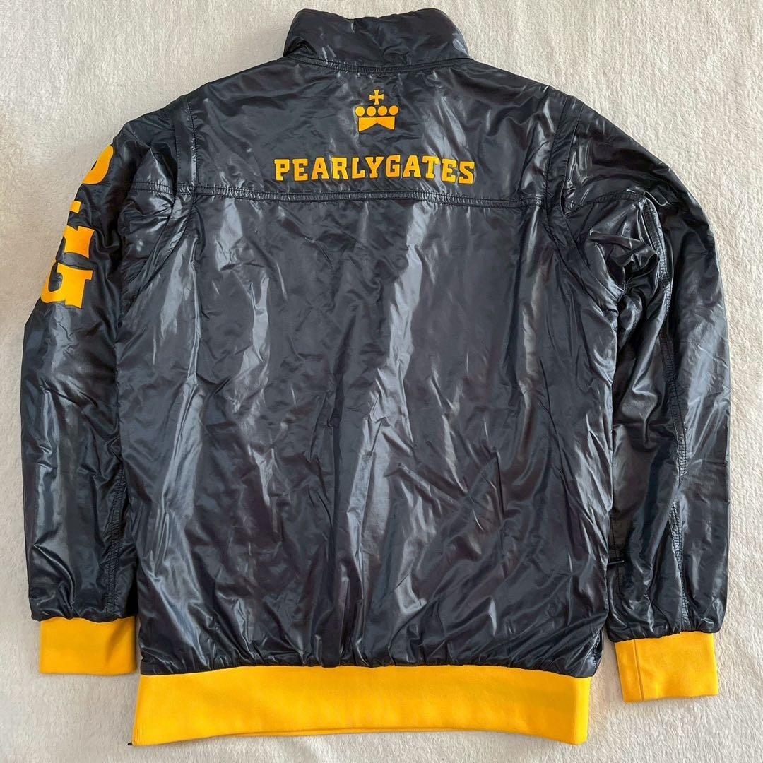 極美品　パーリーゲイツ　リバーシブル　中綿　スニード　ブルゾン　ネイビー