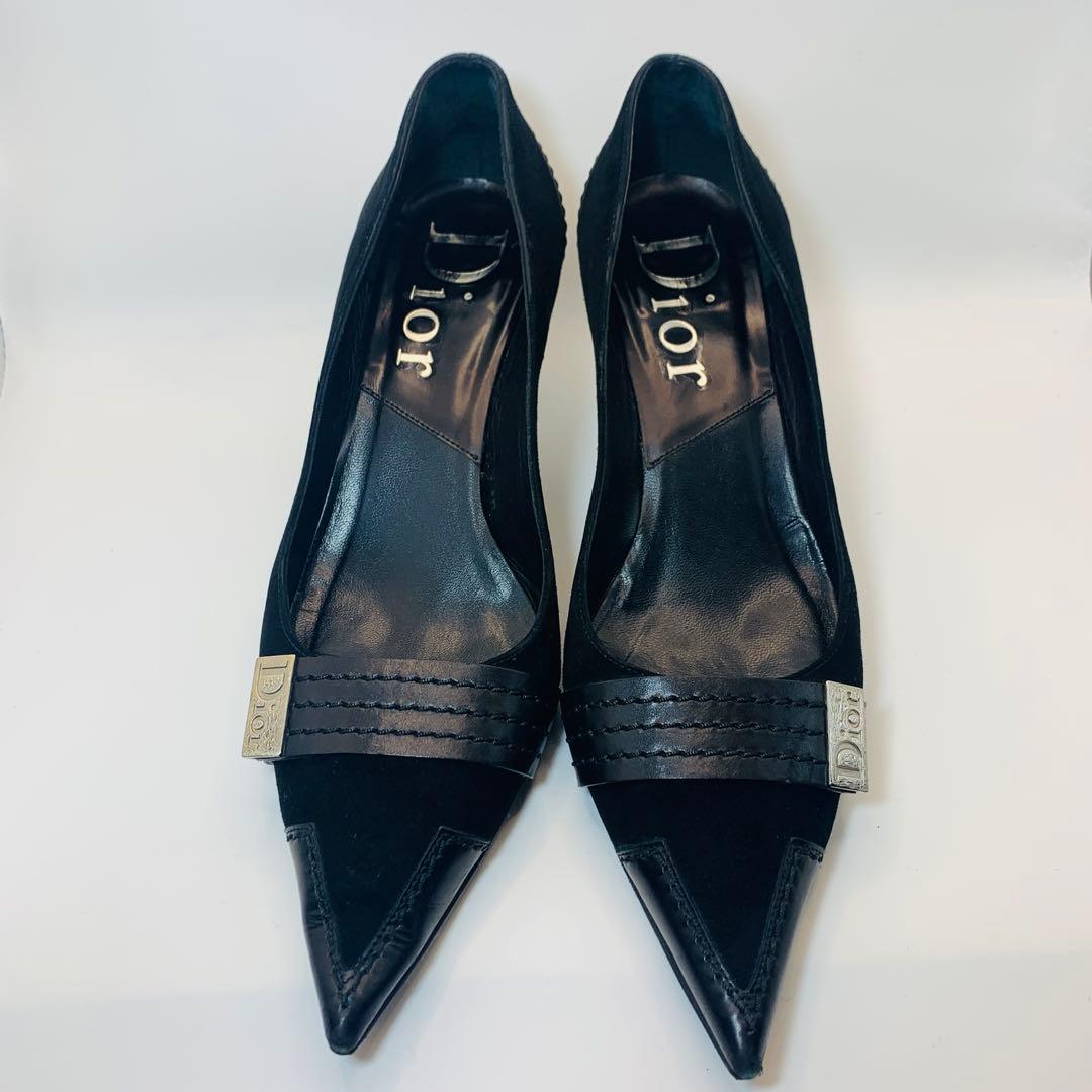 ⭐️美品、クリスチャンディオール ブラック　パンプス 36(23cm)