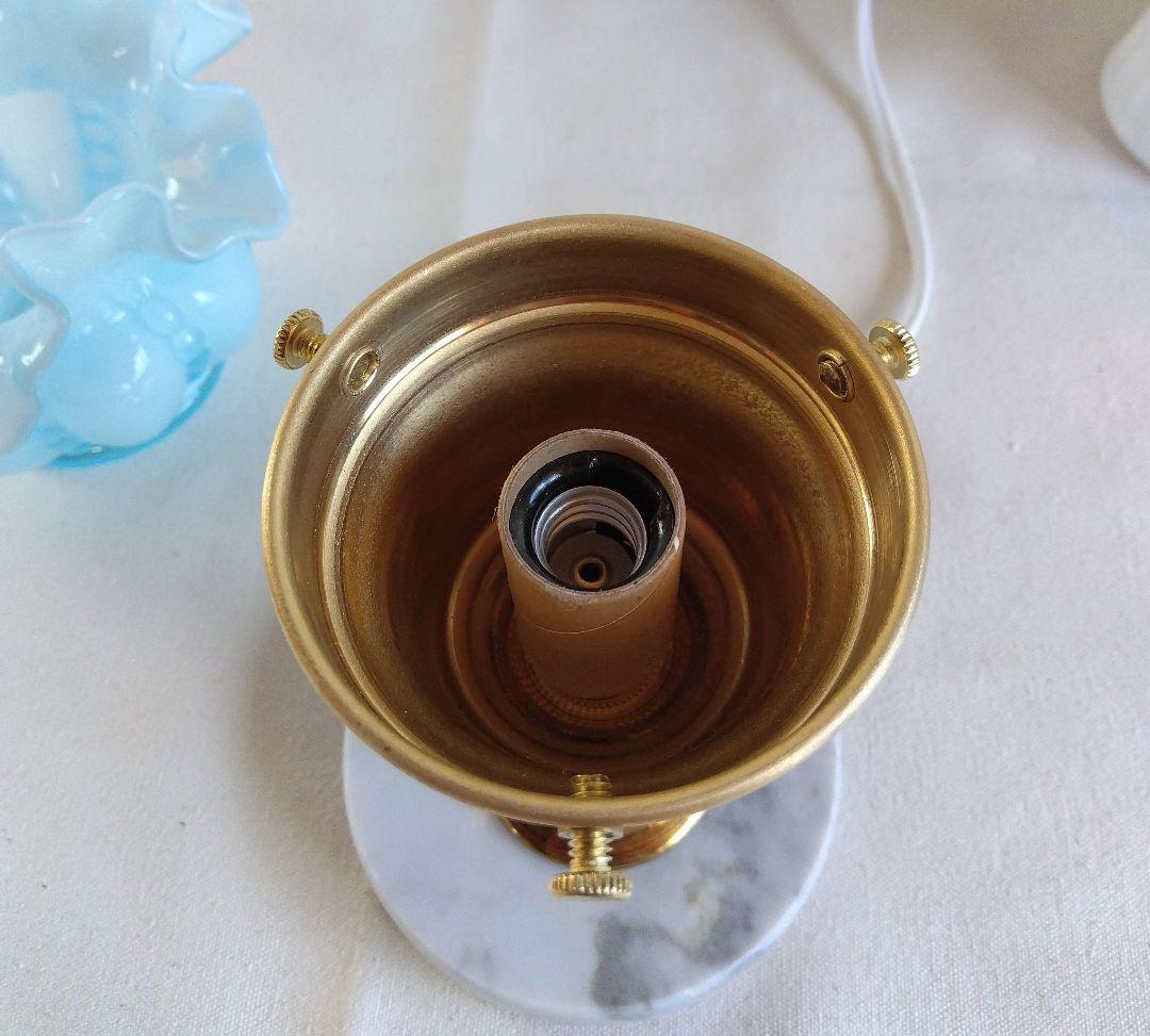 ☆美 フェントン ベイビーブルー オーバーレイシェードランプ