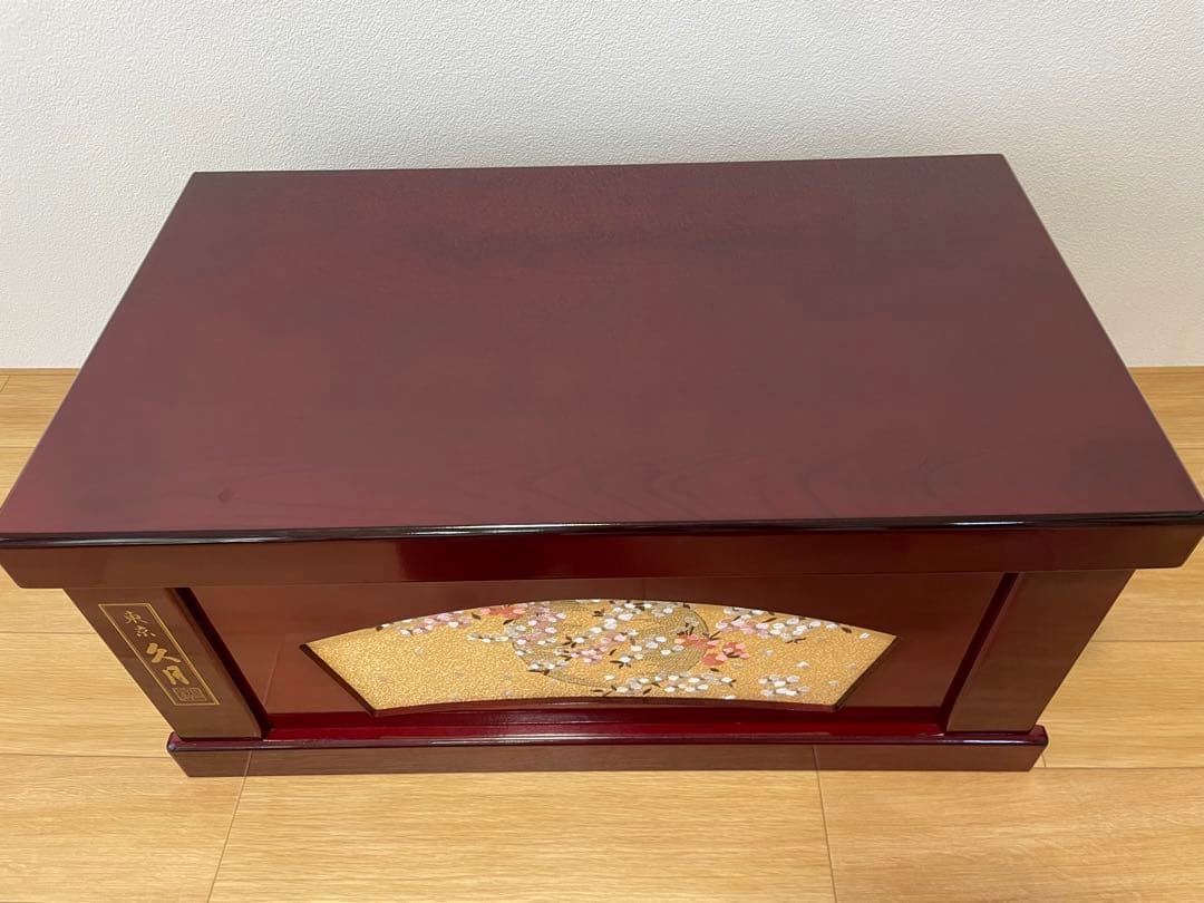 【送料込】新しめ 高級 ブランド雛人形 久月 親玉飾り 収納飾り